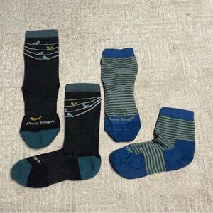 Darn Tough Wool socks set of 2 Ankle and Crew socks Women’s Small
